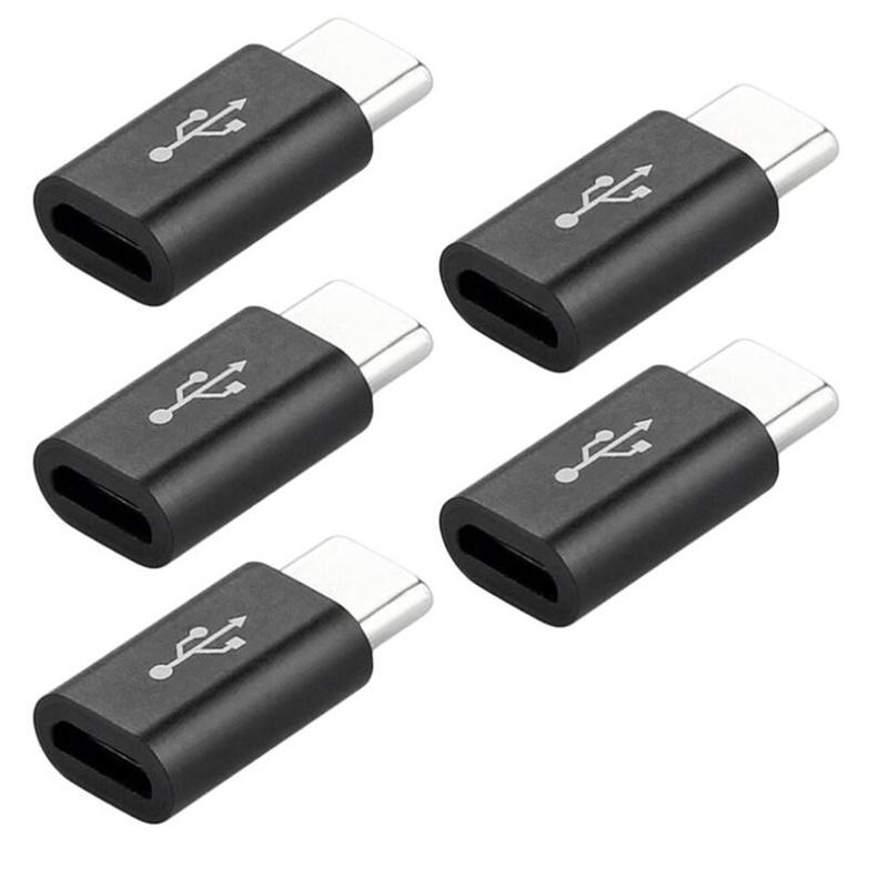 100-500 PCs V8 to Type C Adapter Micro USB C Adapter Micro USB Connector for Huawei Xiaomi Samsung Adapter USB Type C