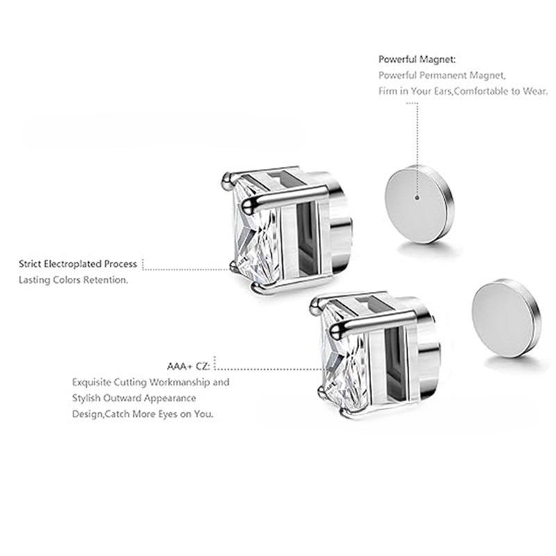 Магнитные клипсы для ушей без проколов, магнитная фиксация, универсальные модные серьги для мужчин и женщин