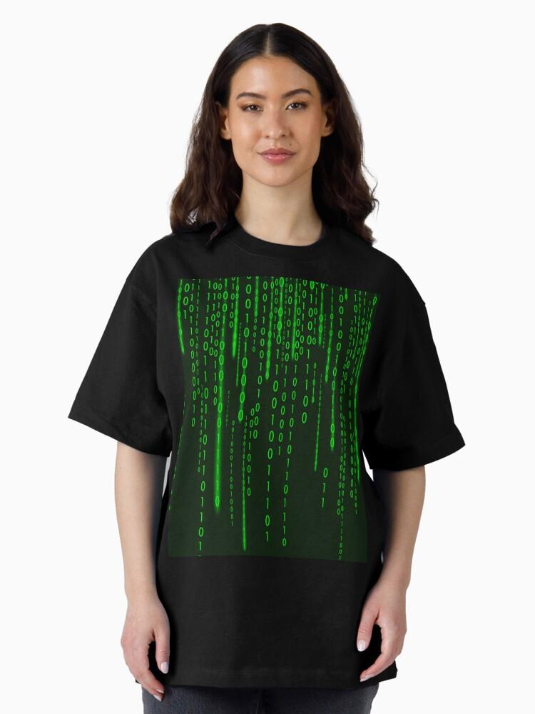 The Matrix Online The Matrix Code Oversized Unisex Unisex T-Shirt