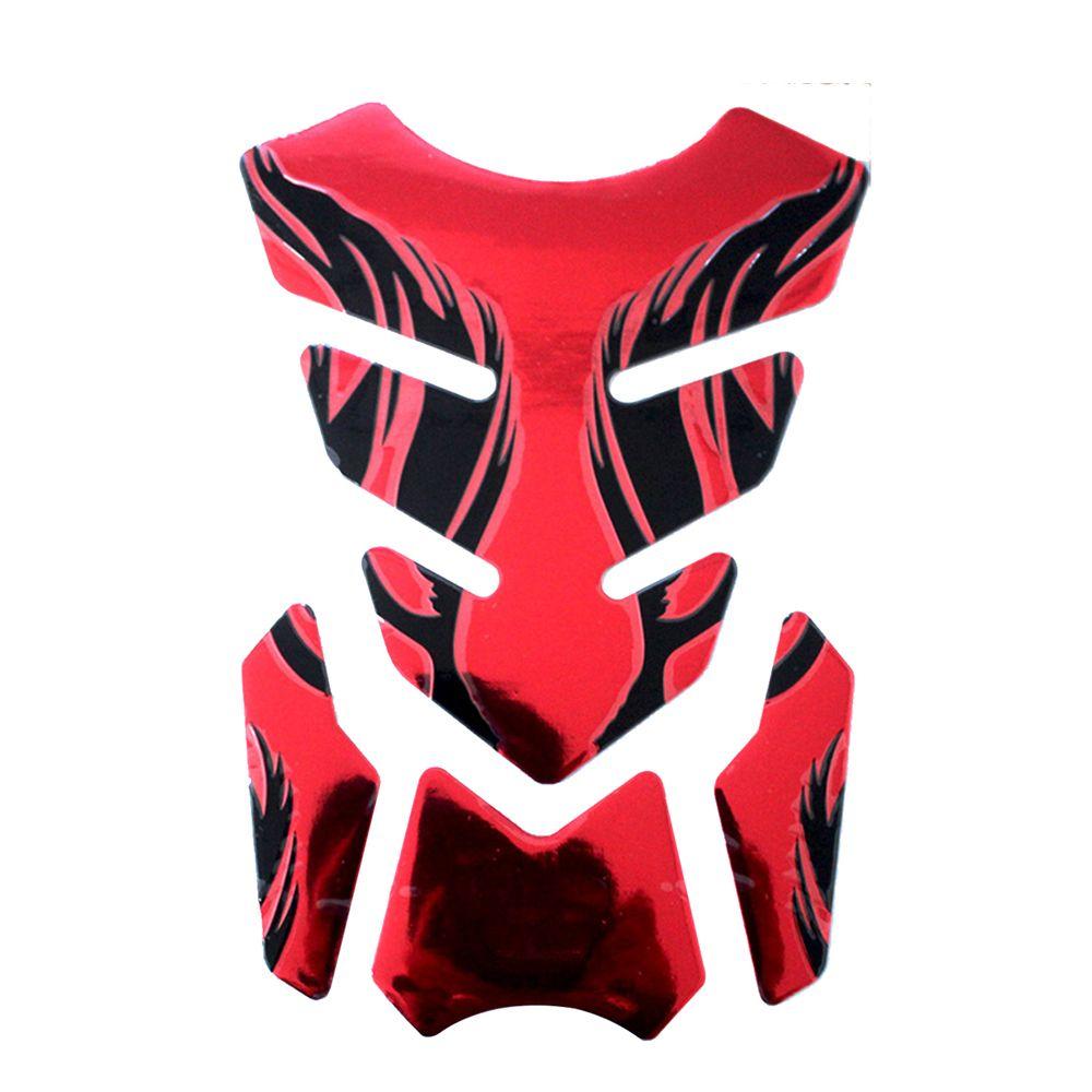 Protector Cover Motorcycle Tank Pad Protector Flame Sticker 3D Tankpad Sticker Motorcycle Decal