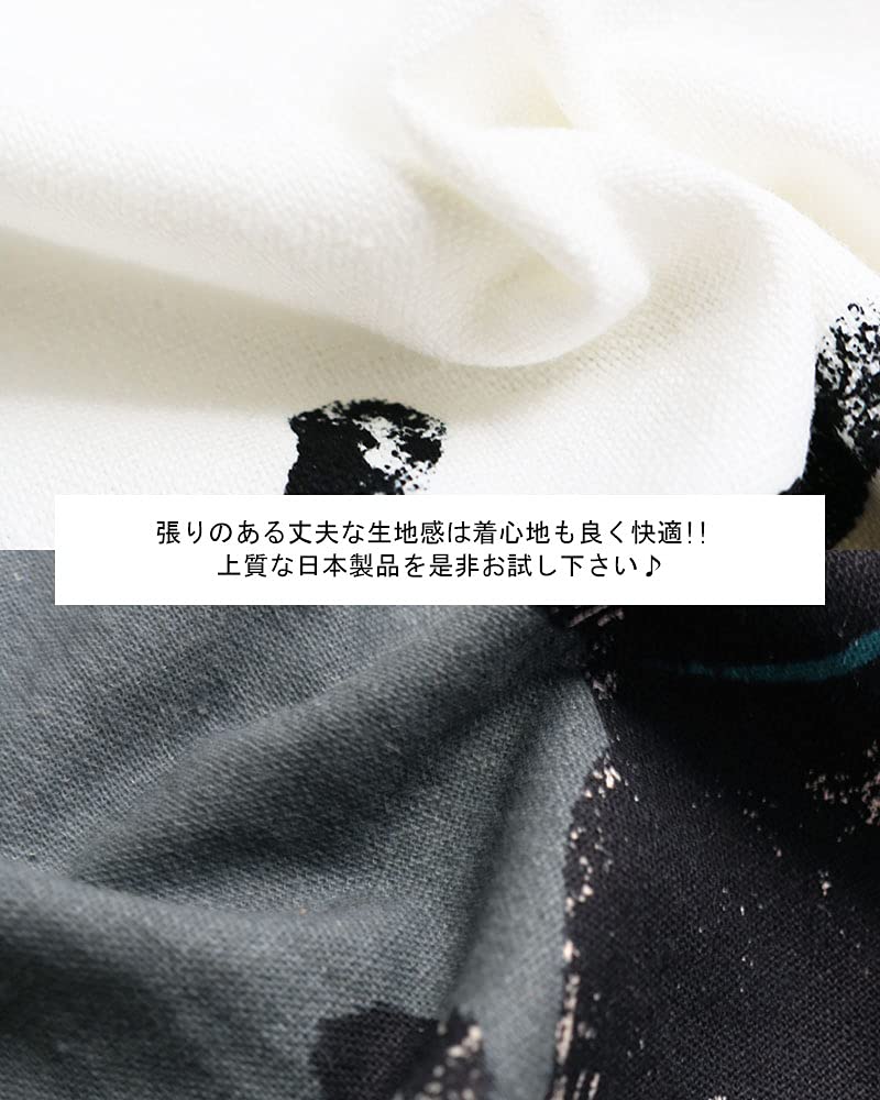 Quintet Повседневная мужская футболка с коротким рукавом и принтом черного кота, белая, размер M, сделано в Японии, (Код товара 01-79416-s)