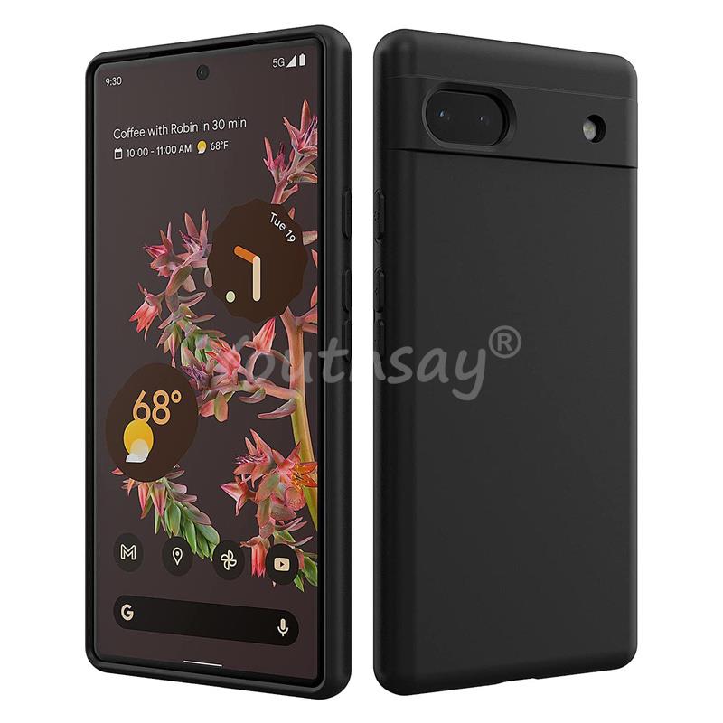 Для Google Pixel 8A жидкий силиконовый чехол Pixel 8A чехол Fundas Coque мягкий защитный чехол TPU Google Pixel 8A 7A 6A 8 7 6 Pro