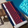 Blue Navigation Wheel Circle Towel Large Quick-Drying Microfiber soft Beach Towel for Travel Fitness Sauna Bathing Camping