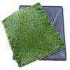 Artificial Grass Dog Potty Pad with Large Tray Multi Drainage Holes Splash-Proof Design Reusable for Indoor Outdoor Porch Use