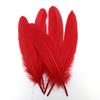 20PCS Hard Stick Colourful Goose Feathers Plumes Swan for Home Decoration Crafts DIY Jewelry Making Table Centerpieces 15-20cm