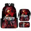 Набор рюкзака с принтом Мстителей Ткань Оксфорд Пенал Школьные принадлежности