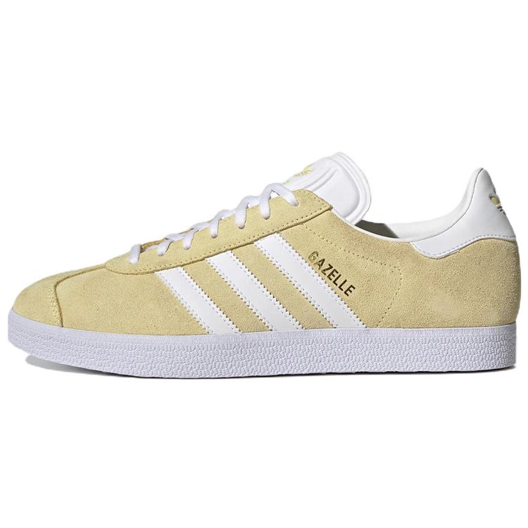 adidas Gazelle Почти Желтое Облако Белые Кроссовки Унисекс Золото-Металлик GX2203
