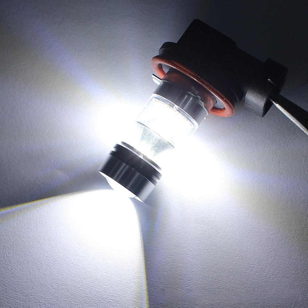 Светодиодная лампа для автомобильных фар, водонепроницаемая суперяркая белая лампа для замены противотуманных фар, 1000