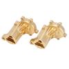 2pcs Rear Exterior Portal Housing Brass Cover RC Accessories Fit for Redcat Gen8 Scout II 1/10 RC Crawler