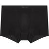 Comfortable Minimalist Solid Color Boxer Briefs Men Underwear Black NB4165-UB1