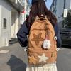 Американский ретро школьный рюкзак женский студенческий милый рюкзак со звездами большая вместимость рюкзак для ученика средней школы дорожный рюкзак модный