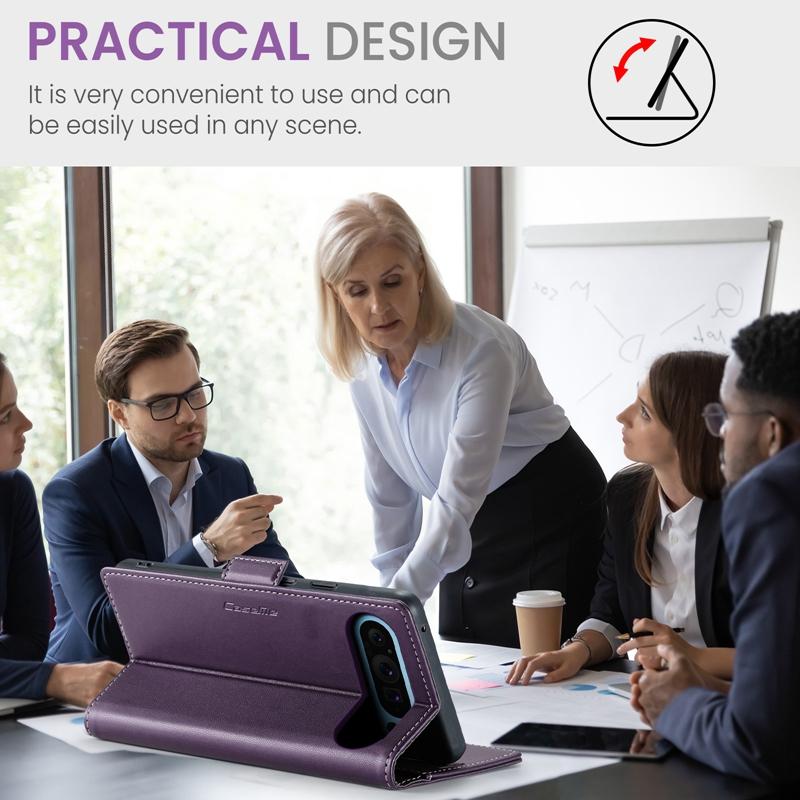 Кожаный чехол-книжка с RFID-защитой и подставкой для Google Pixel 7 8 9 Pro XL 7a 8a 9pro, чехол-обложка, кармашек для карт, задняя крышка