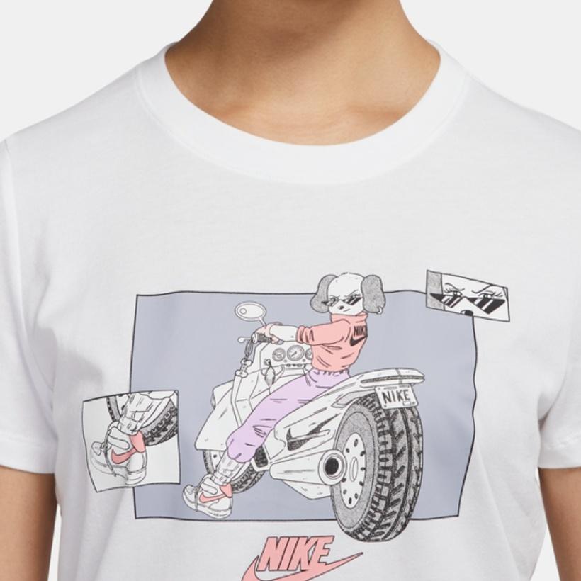 Nike T Shirt Women's Light Gray DQ3148-556