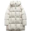 Winter Womens Fashion Hooded Long Sleeves Coat Thickened Warm Korean Style Down Jacket