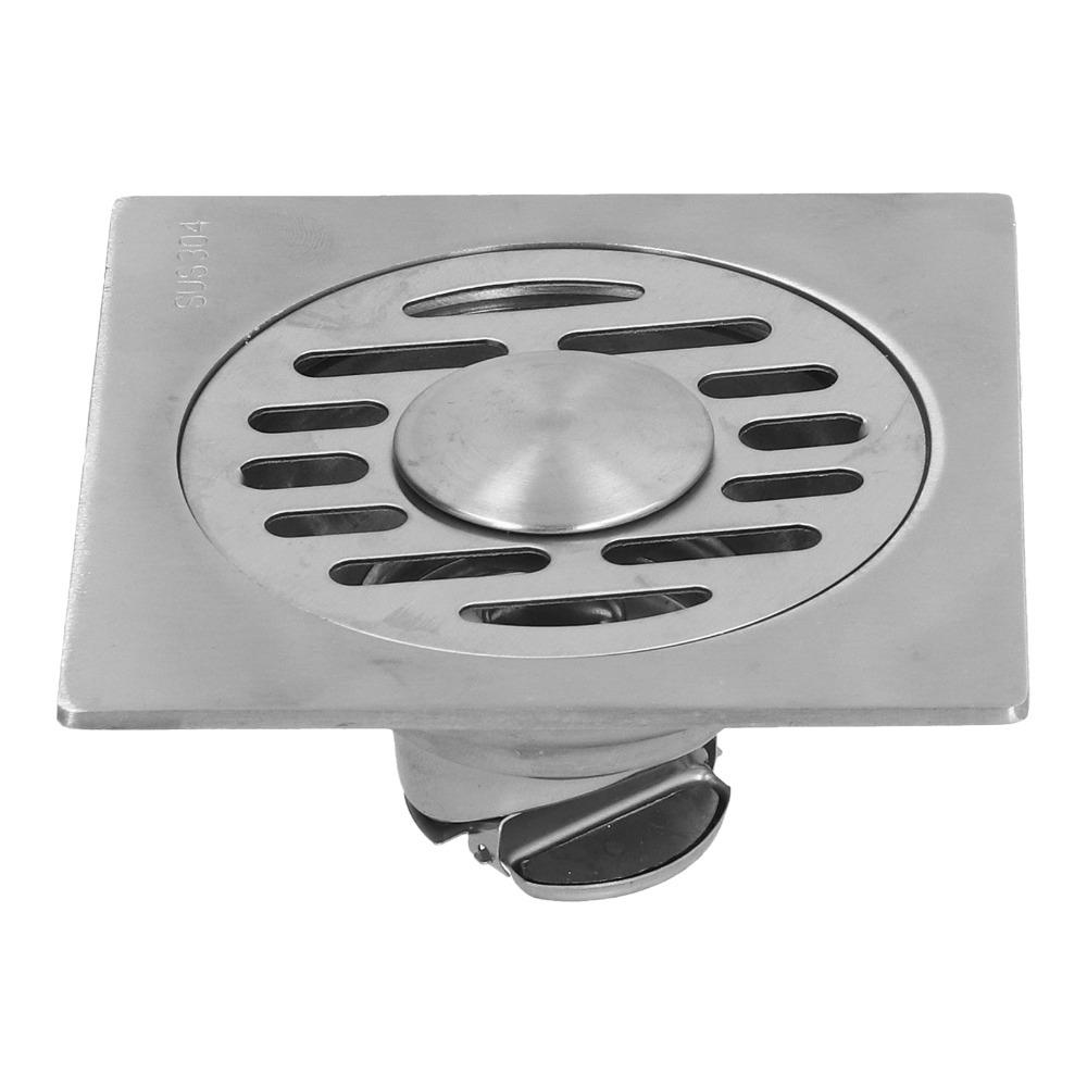 Square Floor Drain Self Sealing Shower Drain Durable Floor Strainer  Home