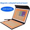 Foldable Volleyball Clipboard Coaching Board with Pen Lightweight Portable Volleyball Dry Erase Board Teaching Board Tool
