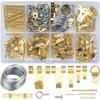 ABEZ Picture Hanging Assortment Kit, Heavy Duty Wire Picture Hanging 220-Piece Set For Photo Mirror Frame Artwork