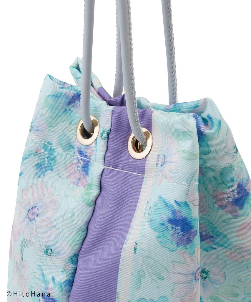 ROPE' PICNIC Passage HitoHana x ROPE' PICNIC Сумка-тоут и сумка через плечо с принтом-шарфом, Женская, GIX32020, Светло-зеленый (33)