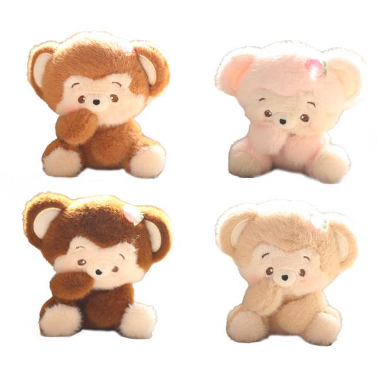 Мультяшная обезьяна кукла мягкая кукла-животное кулон брелок PP хлопок наполнитель рюкзак автомобиль офис домашний декор подарок