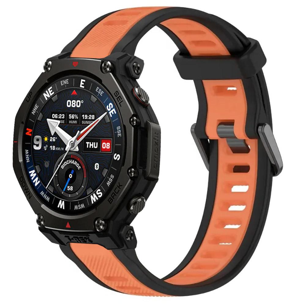 Спортивный силиконовый ремешок 18/20/22 мм для Amazfit T-Rex3 Pro 48 мм 44 мм Удобный дышащий браслет для Amazfit Helio/Balance 2-1