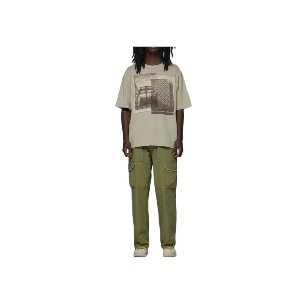 Jordan Футболка с логотипом баскетбольной команды Union Collab SS23, мужская, с круглым вырезом, цвет хаки FD4247-206