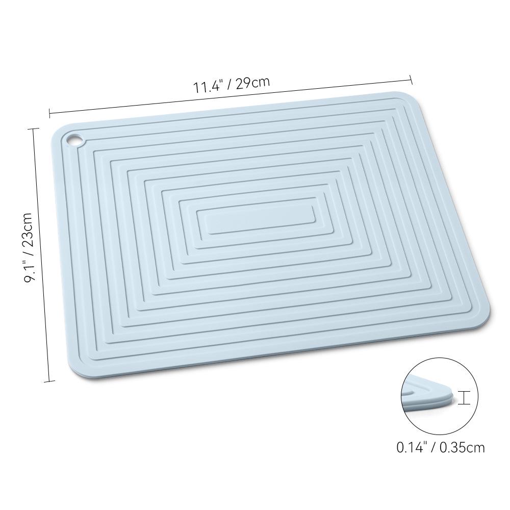 Силиконовый термостойкий противоскользящий коврик на кухонную столешницу