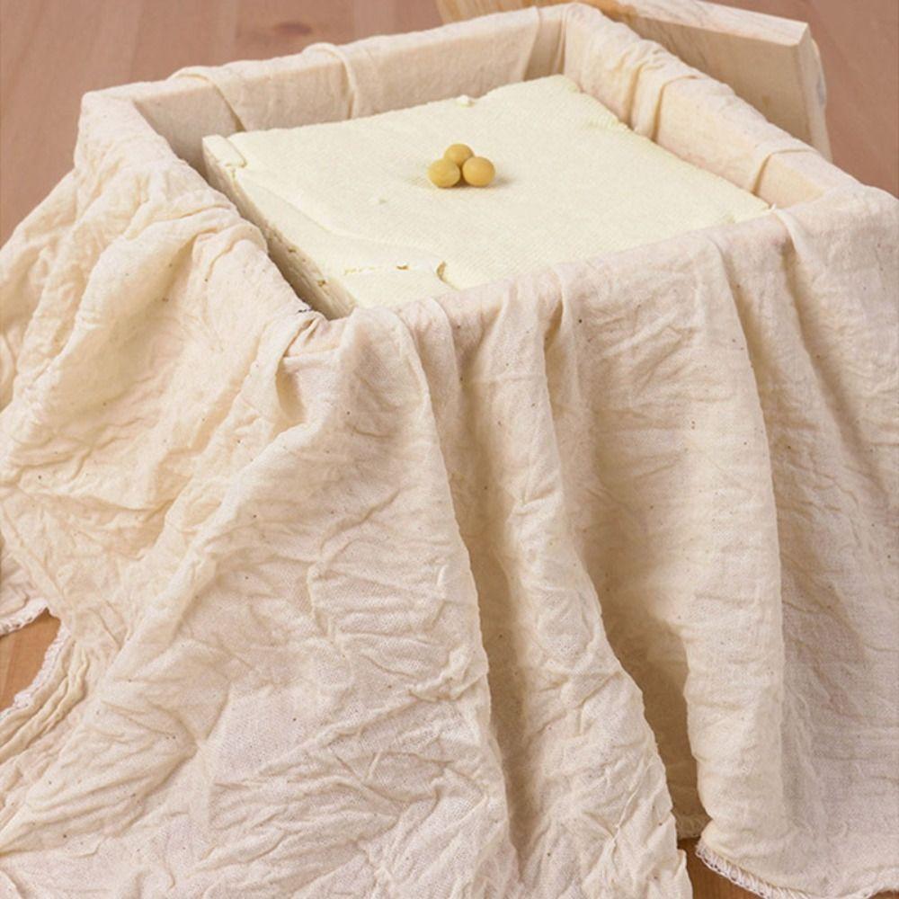 Soft Absorbent Cotton Cheese Kitchen Gauze Filter Gauze Insulation Cover Filter Cloth Steamer Mat