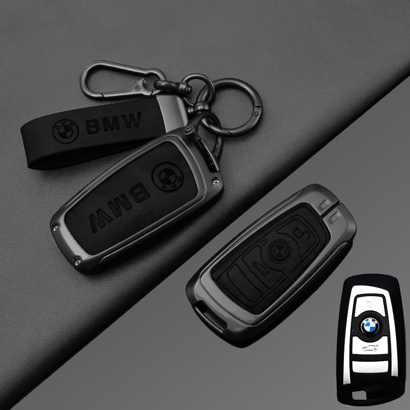 BRHE9 Fashion Zinc Alloy Car Key Case Cover Holder For BMW F30 F20 F10 F18 F22 F01 X3 X4 F06 F02 M3 M5 Protection Keychain Accessories