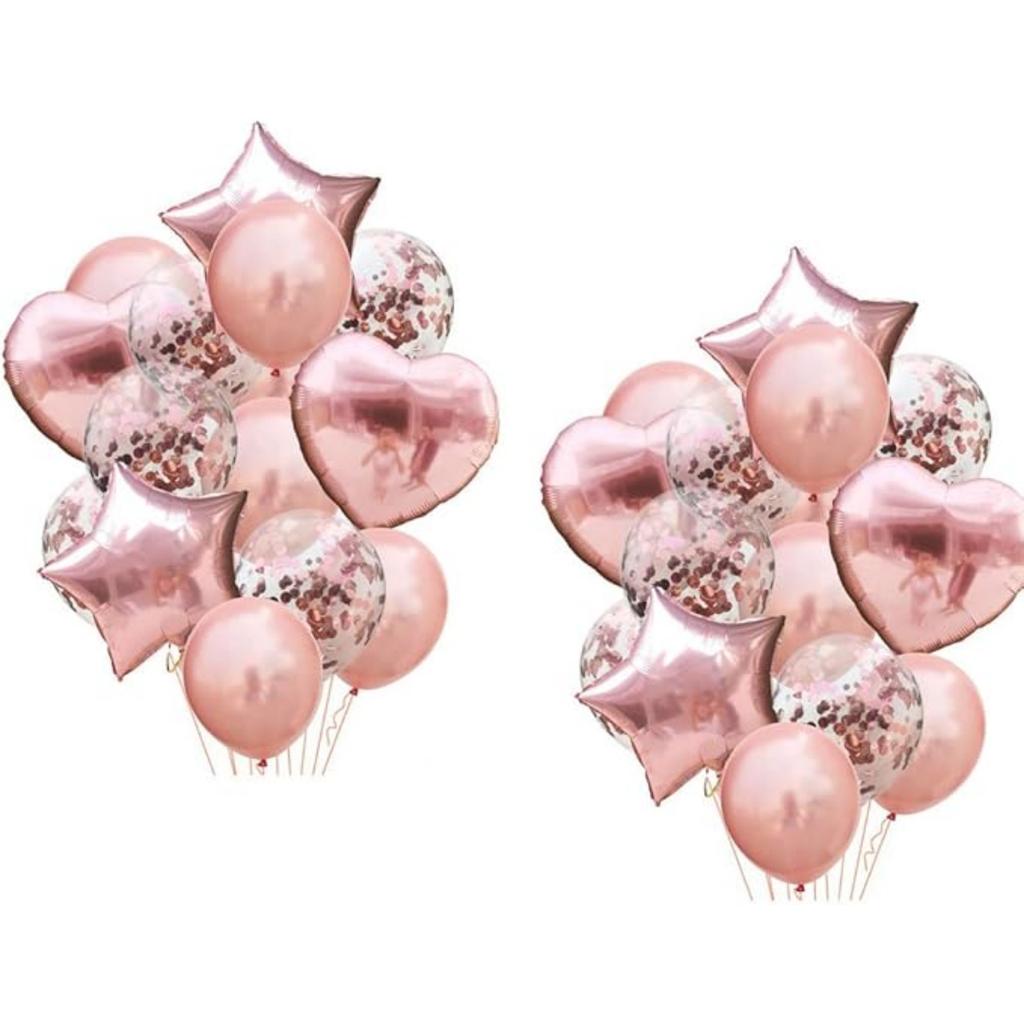 28 шт. шаров, украшения для вечеринки в честь Дня рождения, конфетти, 18 дюймов, фольгированные шары в форме звезд и сердец, украшения для свадьбы, гелиевые шары для вечеринки по случаю рождения ребенка для девочек и мальчиков