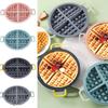 Silicone Round Waffles Mold With Handle Reusable Practical Bakeware Kitchen Accessories