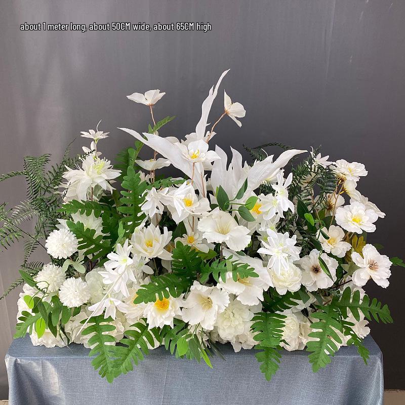 Искусственный Цветочный Декор для Свадебного Места Проведения: для Дорожки, Сцены и Банкетного Зала