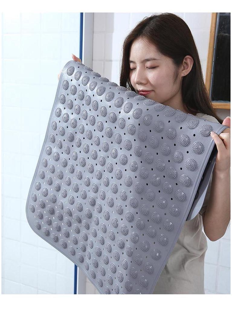 Нескользящий массажный коврик для ванной с присосками для душа и ванны