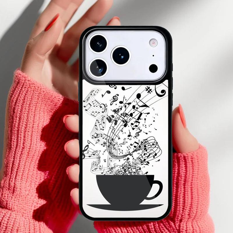Музыкальные ноты Классическая музыка Искусство Чехол для телефона для iPhone 17 Air 16e 15 14 13 Pro Max Задняя крышка для 12 11 Pro Coque