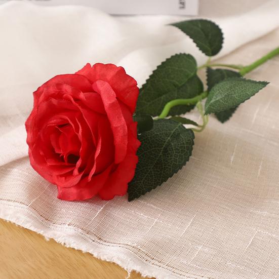 Ложный цветок, яркий, долговечный, легкий, отличный букет из искусственного шелка, украшение в виде розы для общежития