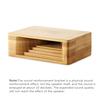 Bamboo Mobile Phone Holder Physical Sound Reinforcement Amplifier Compatible with iPhone iPad Andriod Smartphones