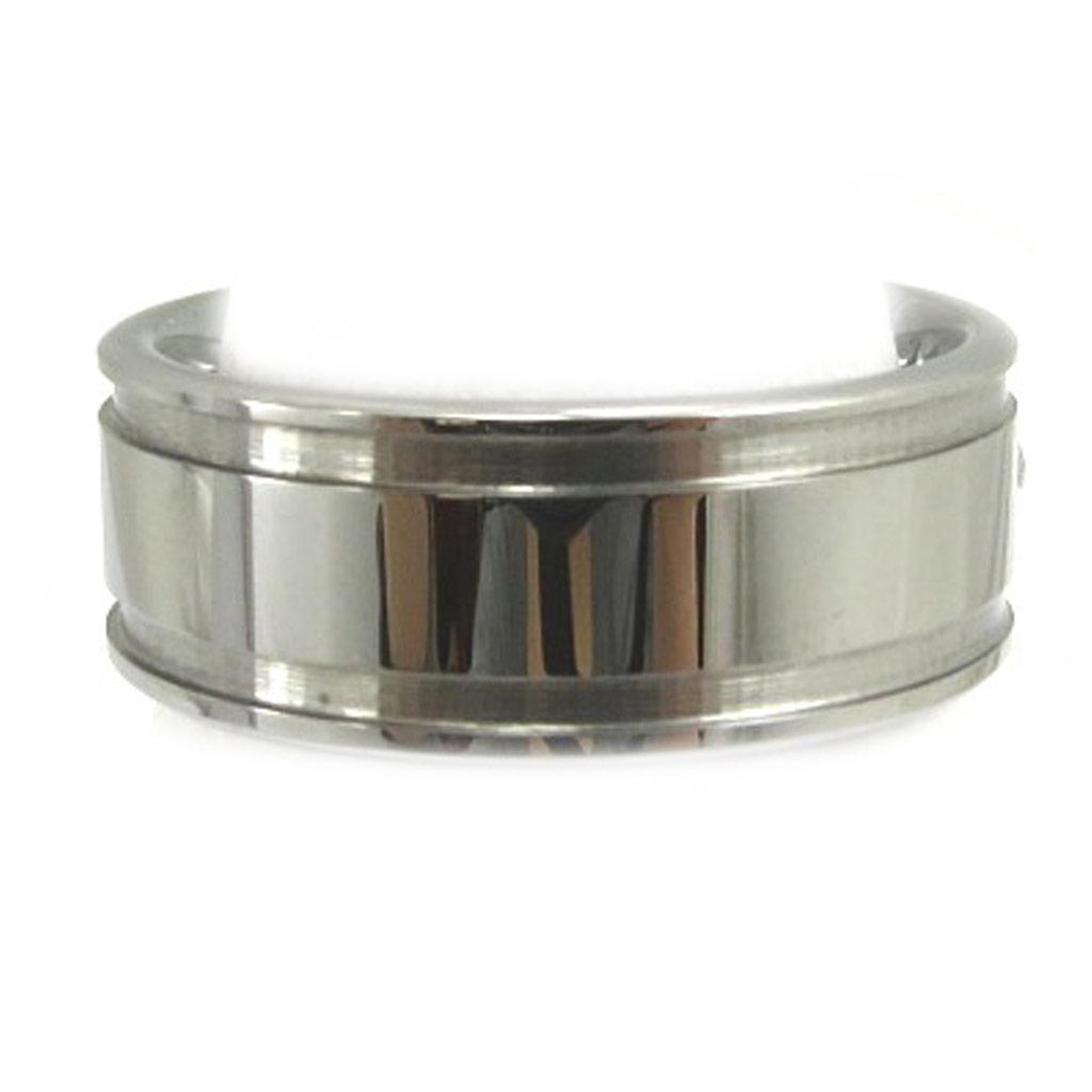 Металлическое серое кольцо из вольфрама 'High Tech'