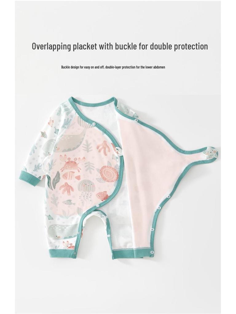 Newborn Baby Onesies: Spring & Autumn Pure Cotton Underwear for 0-3 Months