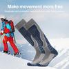 1 пара тепловых лыжных носков до колена, нескользящие манжеты, дышащие, износостойкие, влагоотводящие, спортивные носки для сноуборда