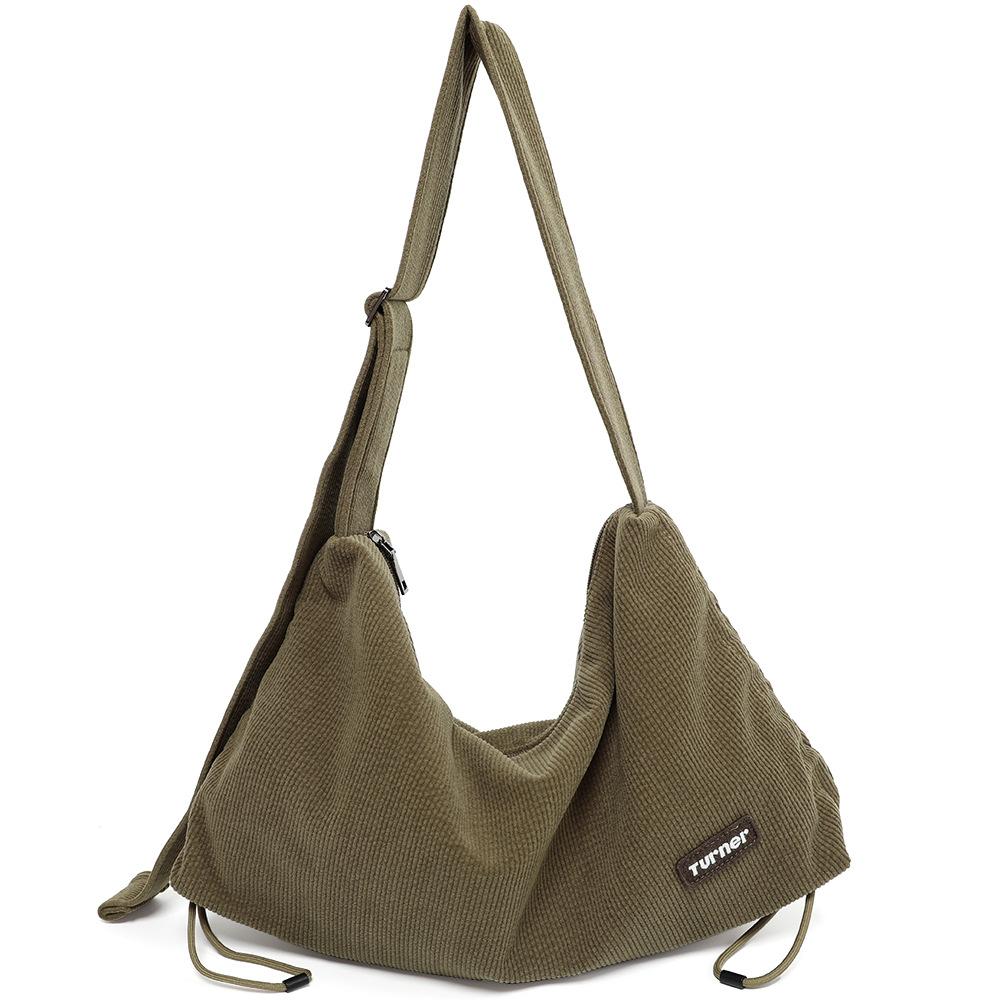 Сумка осень и зима высококачественная женская сумка для поездок на работу из холста большая вместительная сумка для пельменей сумка через плечо с завязками