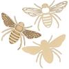 3 Bee Wooden Decoration Kits