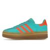 Adidas Кроссовки женские Gazelle Bold Mint Rush Impact Orange Teal IG4386
