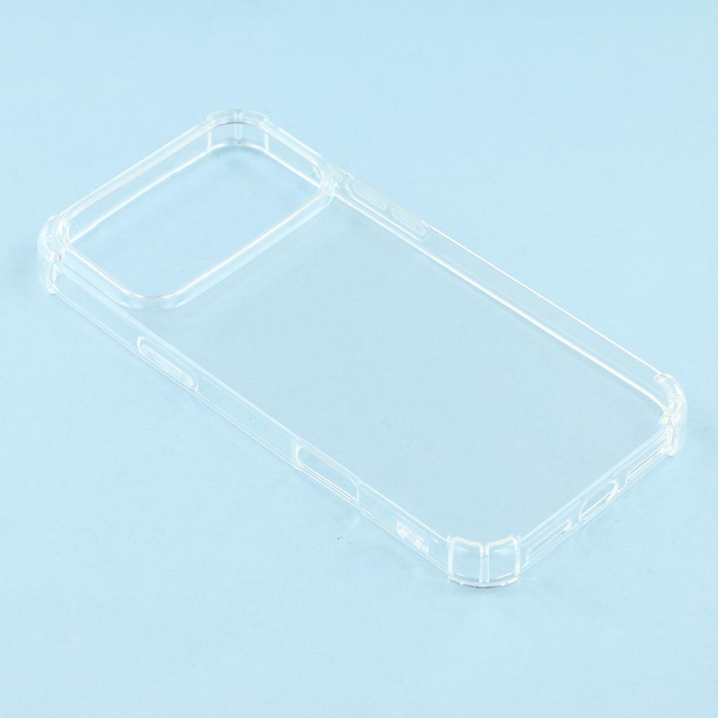 For iPhone 17 Pro Phone Case Reinforced Four Corner Anti-Drop Clear TPU Cover
