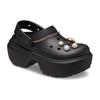 Crocs EVA Crystal Snow House Clogs Women Footwear Black 210271-001