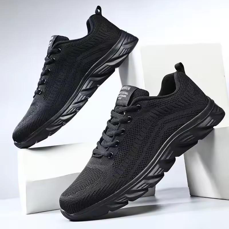 Athletic Men Running Jogging Shoes Daily Athletic Shoes Outside Lace Up Airy Mesh Light Tennis Outside Walking Size 39-46