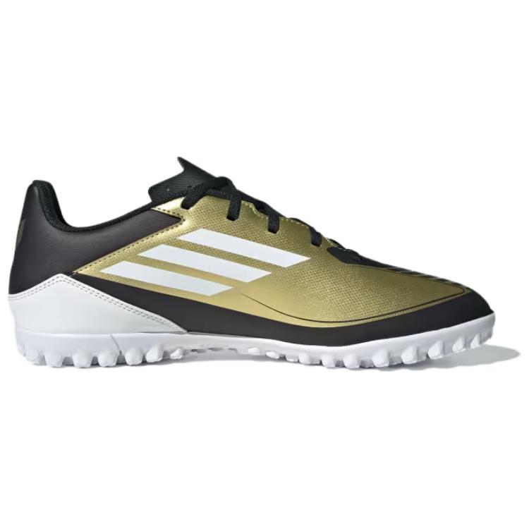adidas Кроссовки мужские F50 Club Turf Messi Золотисто-металлические Облачно-белые Основной черный IG9330