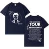 2026 Rapper Bruno Mars Trendy Graphics Tshirts Mens Women Casual High Quality Crewneck Comfort Y2K Short Sleeve  Aesthetic Tops