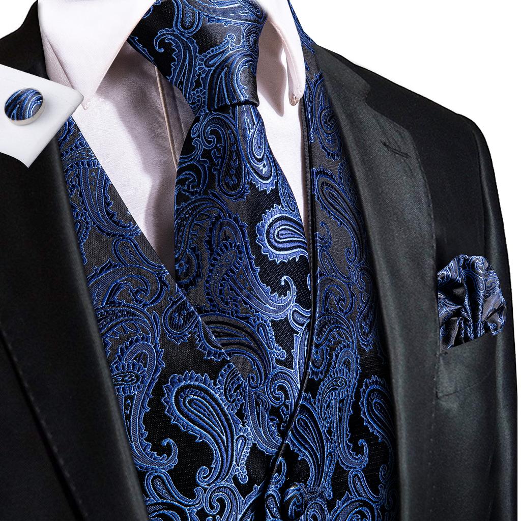 Зеленый Цветочный Мужской Жилет Рождественское Платье Жилет Костюм Ретро Смокинг Выпускного Вечера