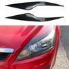 Для Ford Focus MK2.5 2008-2011 Углеродное волокно Передняя хромированная крышка фары Фара Лампа Накладка на веко Бровь Отделка ABS