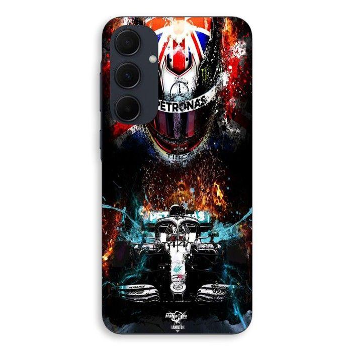 Case For Samsung Galaxy A35 Lewis Hamilton Mercedes 44 Maniacase
