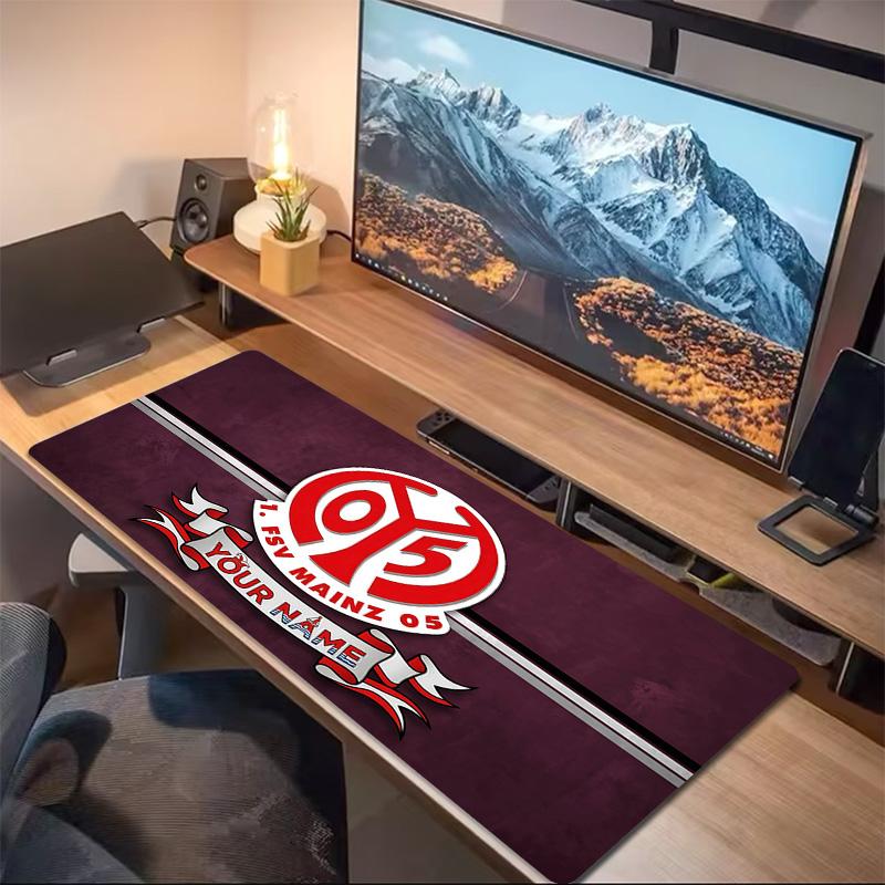 Custom Name 1. FSV Mainz 05 Print Cushion Non-slip Laptop Tablet Big Mousepad XXL Mat Mini PC Playmat With Lock edge